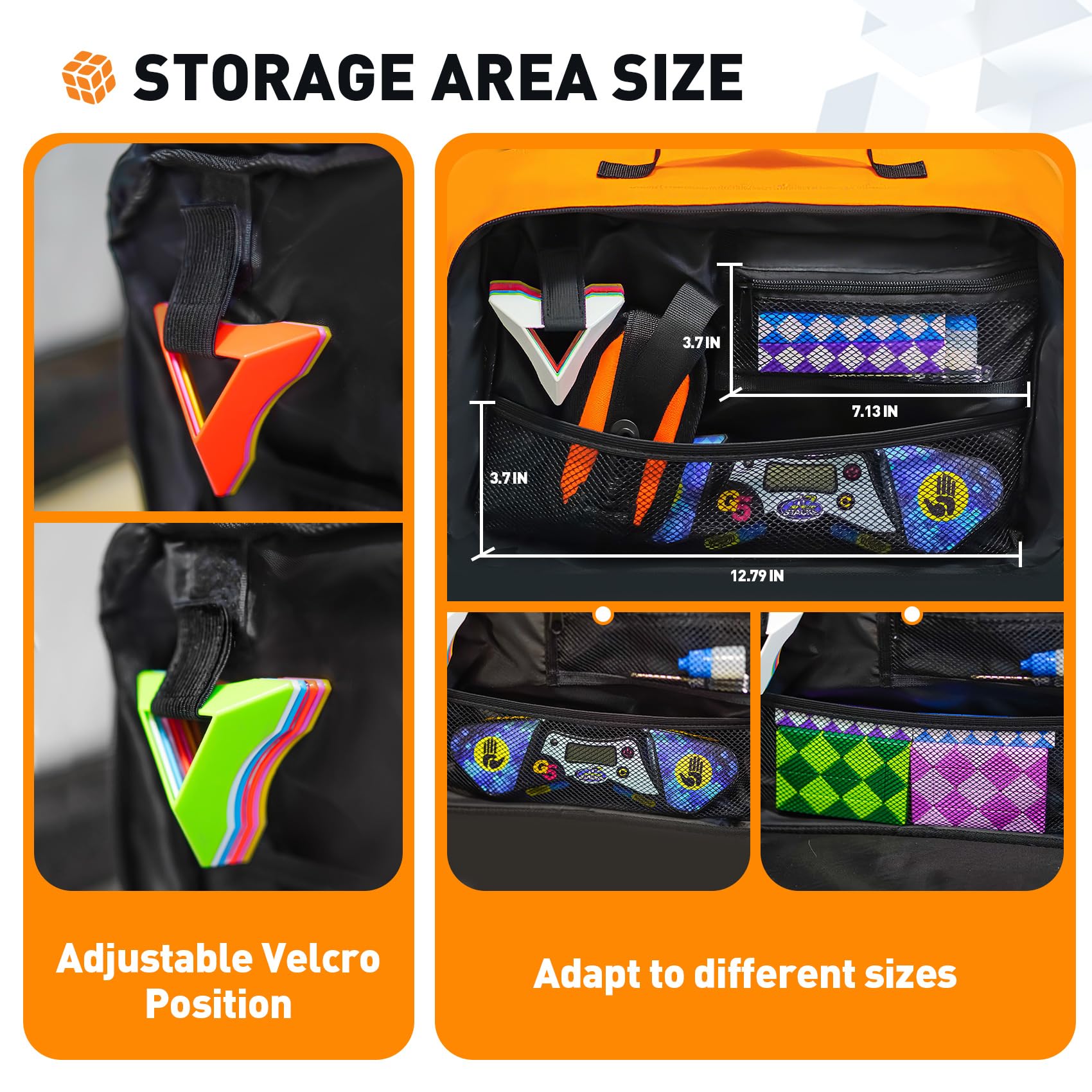 Ciseret storage case side view highlighting slim portable profile