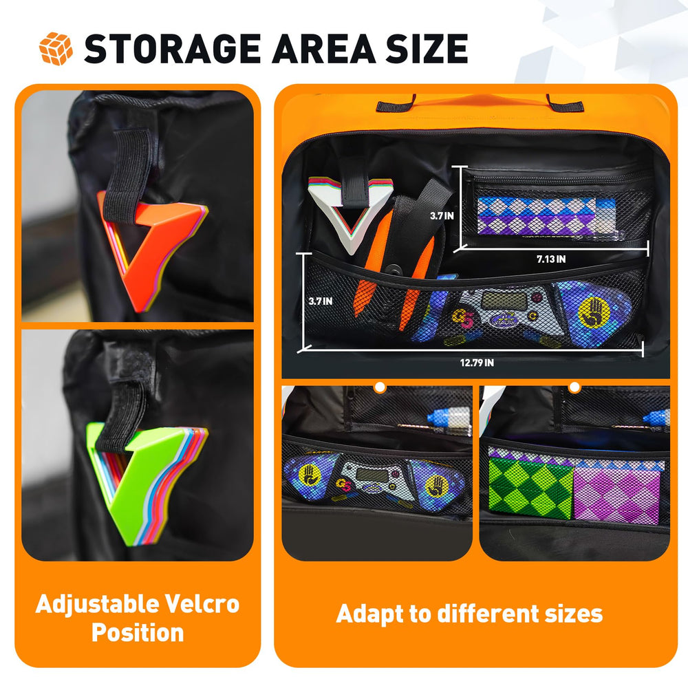 Ciseret storage case side view highlighting slim portable profile