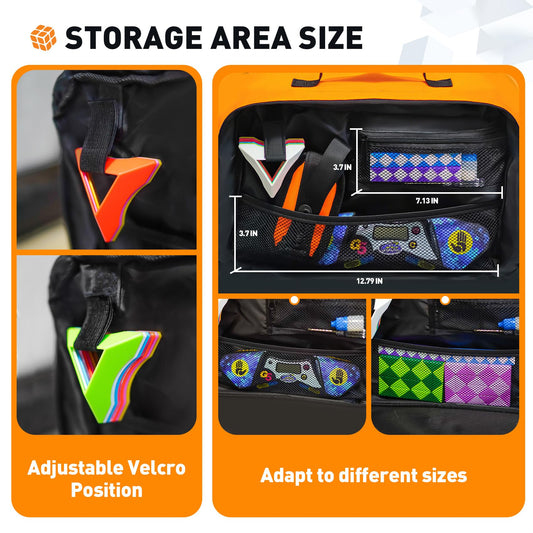 Ciseret storage case side view highlighting slim portable profile
