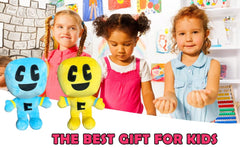 CITFIT yellow plush toy with child suggesting comforting friend for daily activities