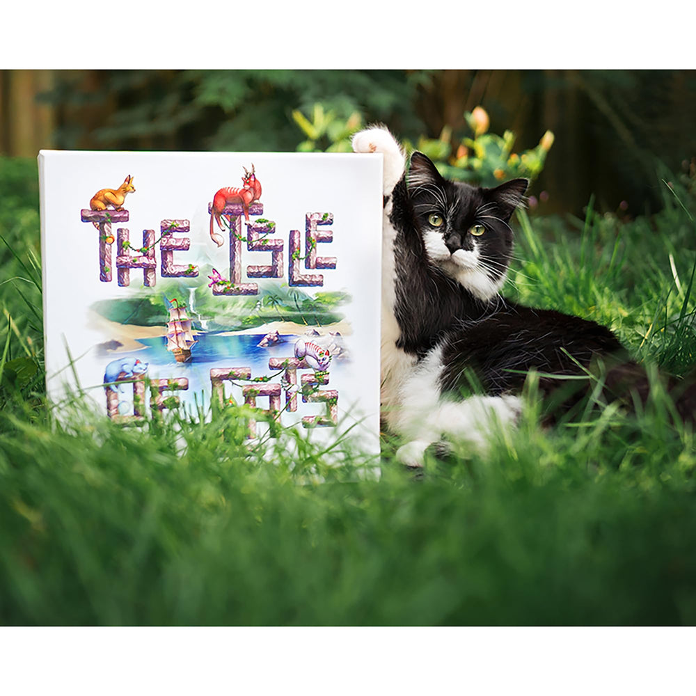 Oshax figure in Isle of Cats representing a friendly interaction