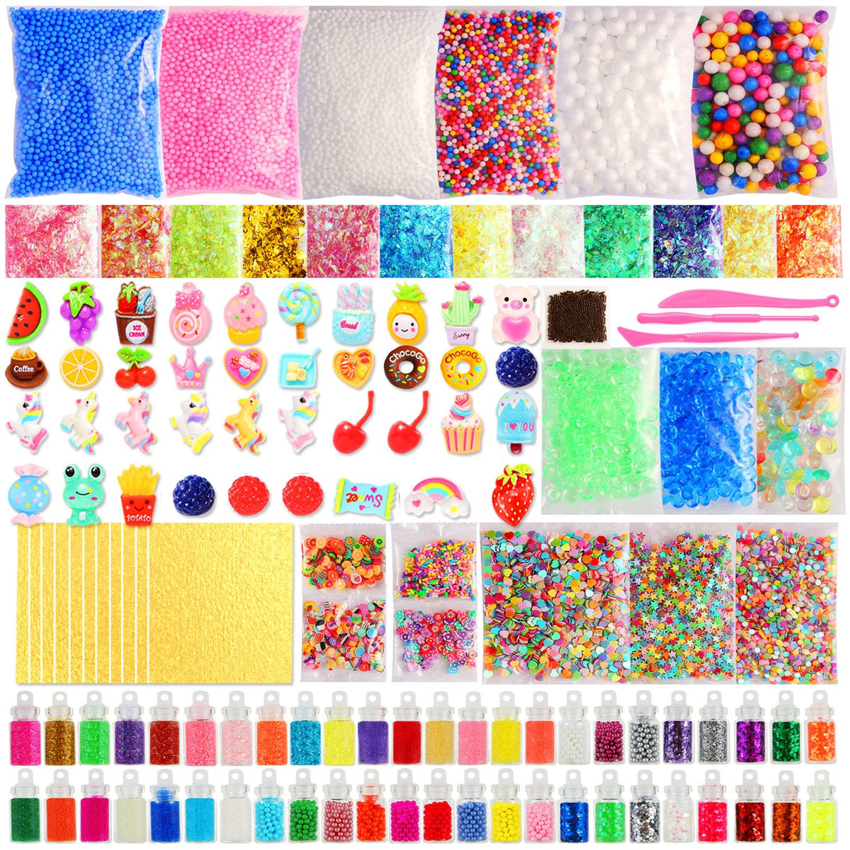 CityActs slime charms: vibrant accents for kids' slime crafts