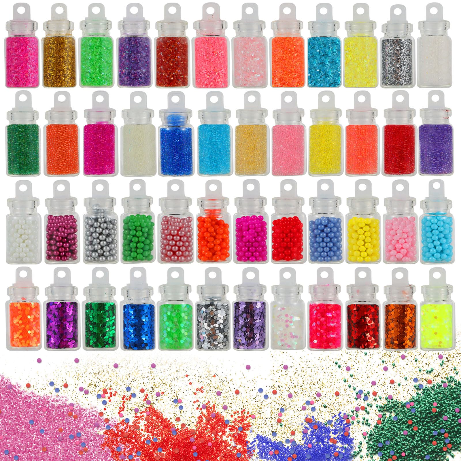 CityActs glitter jars: sparkling color for slime and crafts