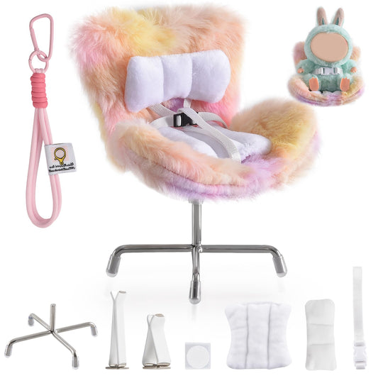 Ciunura doll car seat base with clear acrylic for secure, stylish display