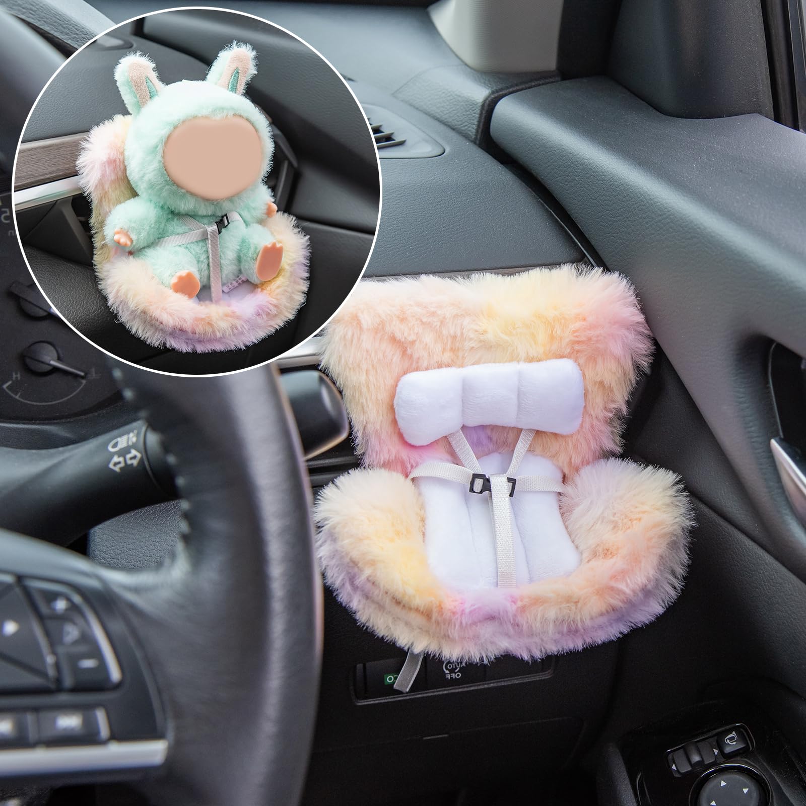 Ciunura plush cushion for cozy, tactile doll presentation