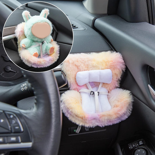Ciunura plush cushion for cozy, tactile doll presentation
