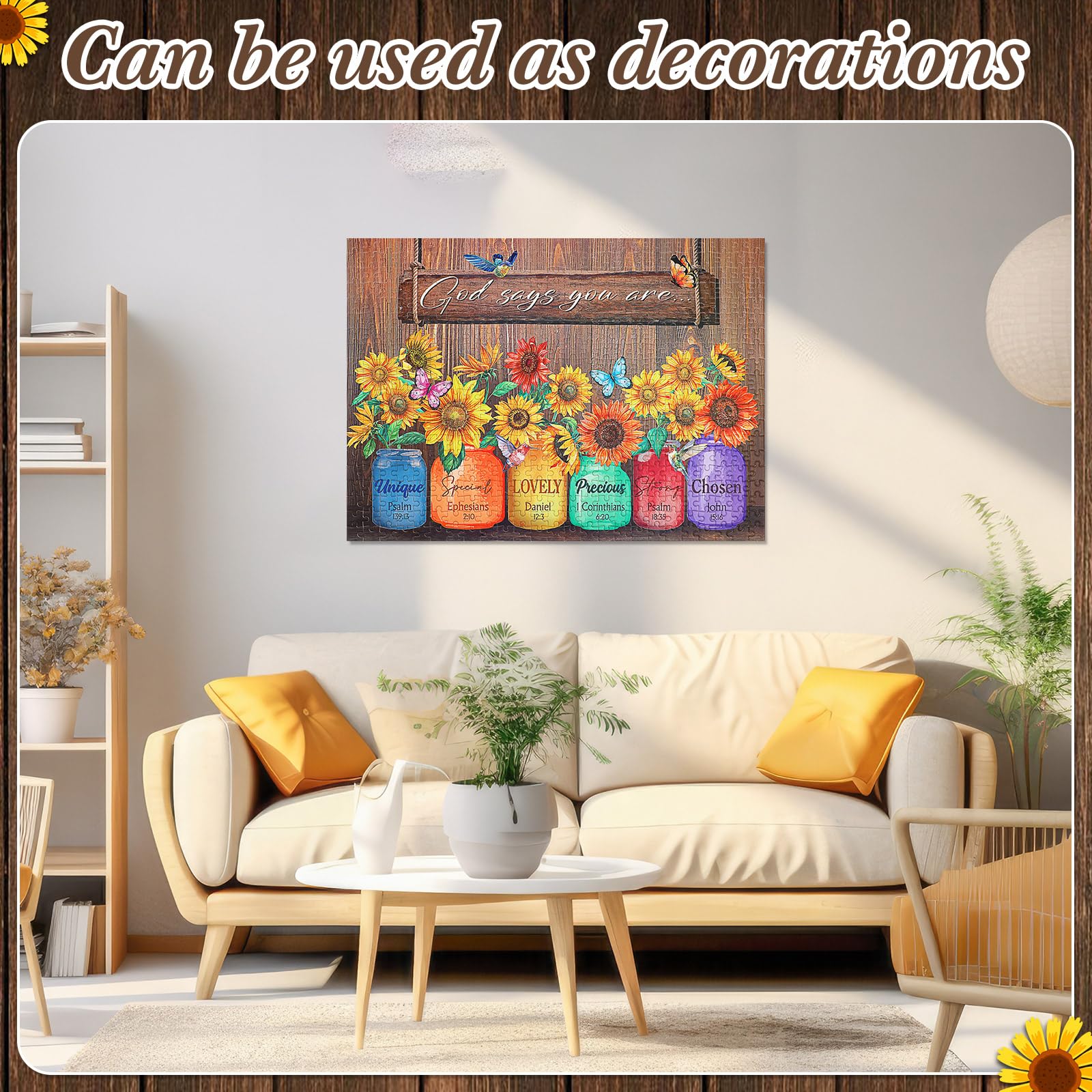 Civaner 500-piece Christian puzzle packaging: a delightful gift option for holidays.