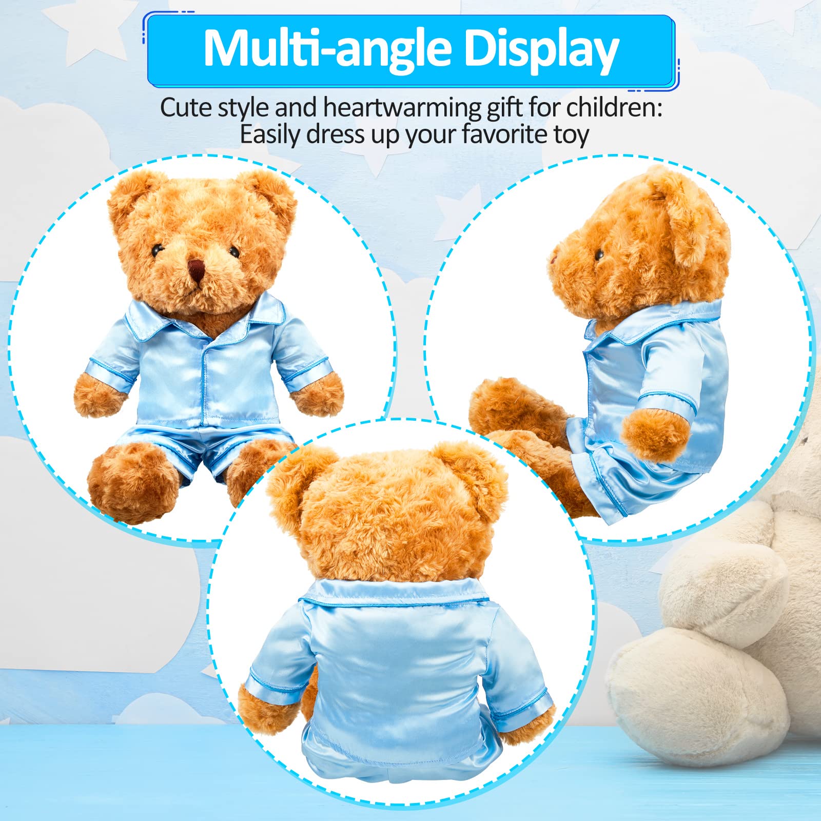 Civaner bear outfits are machine washable for easy cleaning