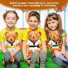 Civaner taekwondo bear outfit as a birthday gift idea for plush lovers