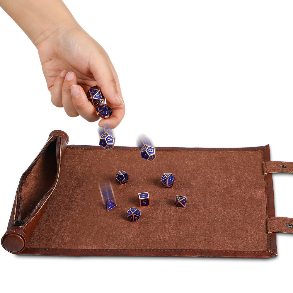 Civaner dice mat with leather texture for comfortable touch and easy cleaning