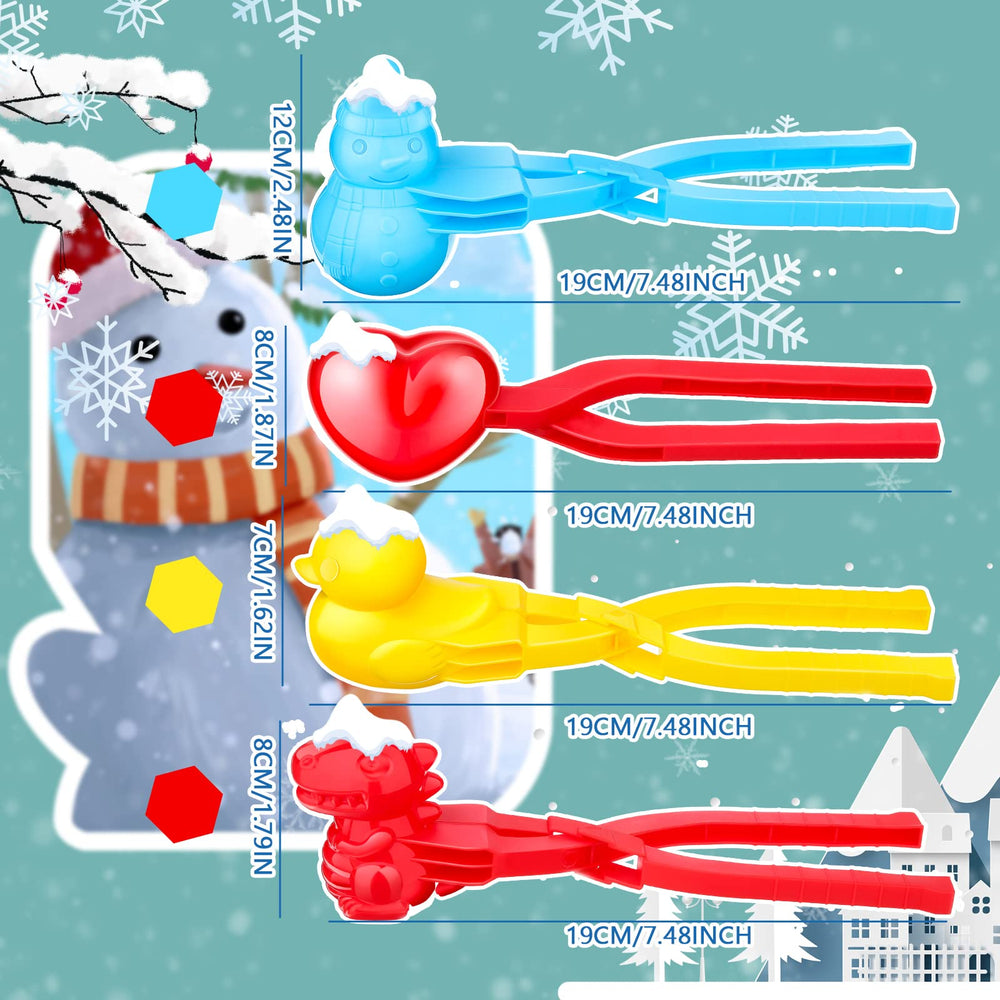 Civaner duck snow ball maker promotes safe, guided shaping