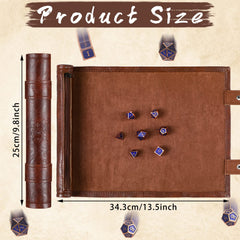 Civaner folding scroll dice bag for portable gaming on the go