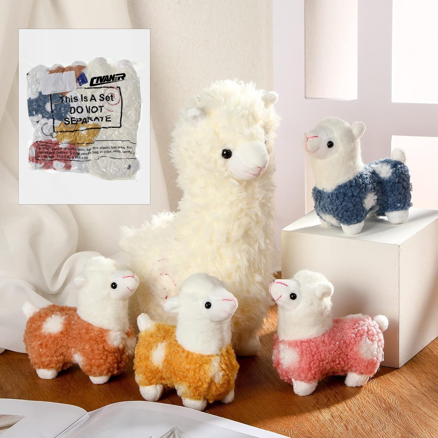 Civaner llama plush makes a thoughtful birthday or Valentine gift.