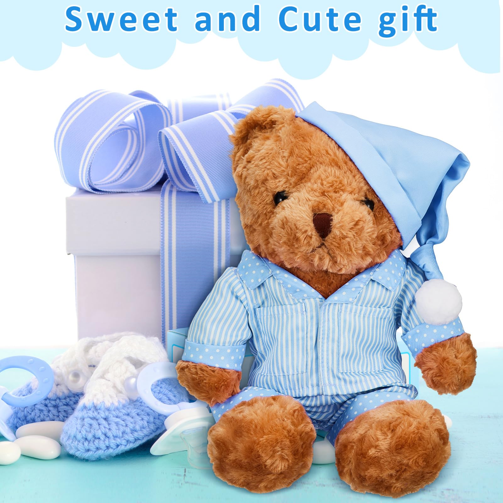 Civaner pajama set for stuffed animals; enhances display and play ambiance.