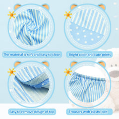 Civaner plush bear clothes close-up showing neat stitching and fit.