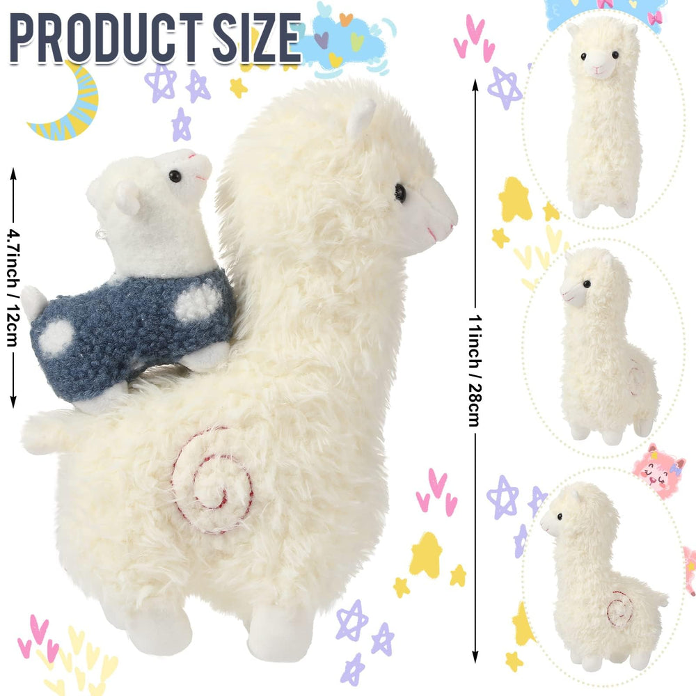 Civaner soft plush llama material offers cuddly, durable play.