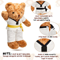 Civaner taekwondo bear pants sized for 12-16 inch bears, easy dressing