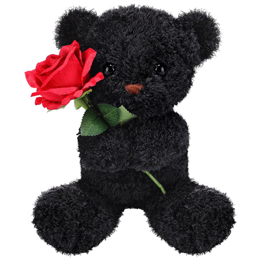 Civaner Valentine Bear with Rose, ideal romantic gift