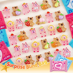CIYOJA capybara figures in blind bags for surprise unboxing party favors.