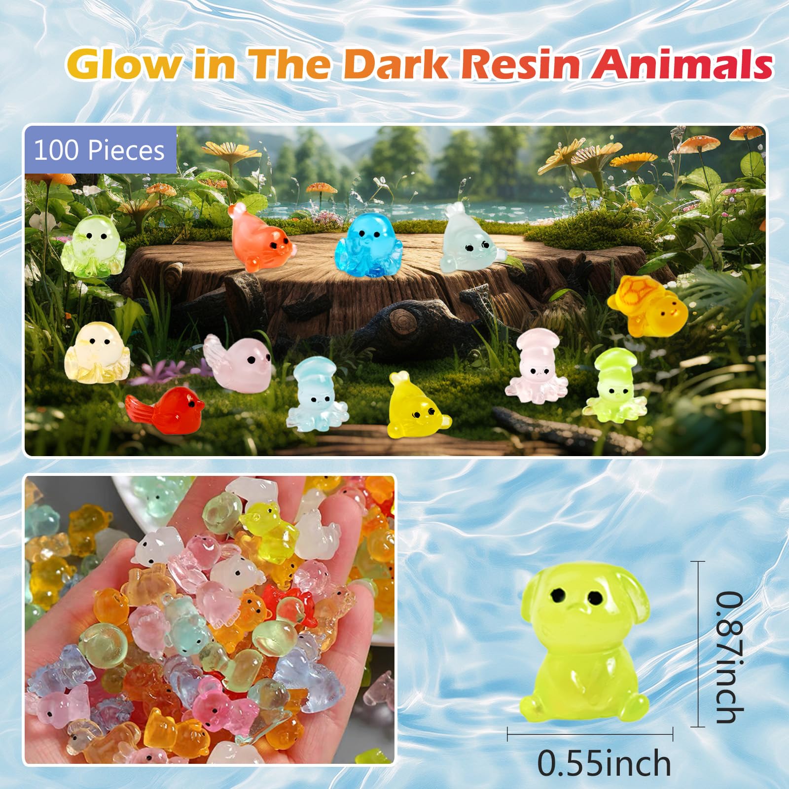 CIYOJA waterproof, durable resin figures for lasting crafts and displays.