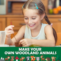 CiyvoLyeen cotton stuffing batch: soft filling adds plush volume for cozy woodland figures.