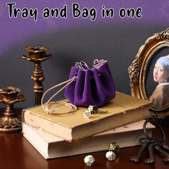 CiyvoLyeen drawstring bag closure with skull stopper secures items.