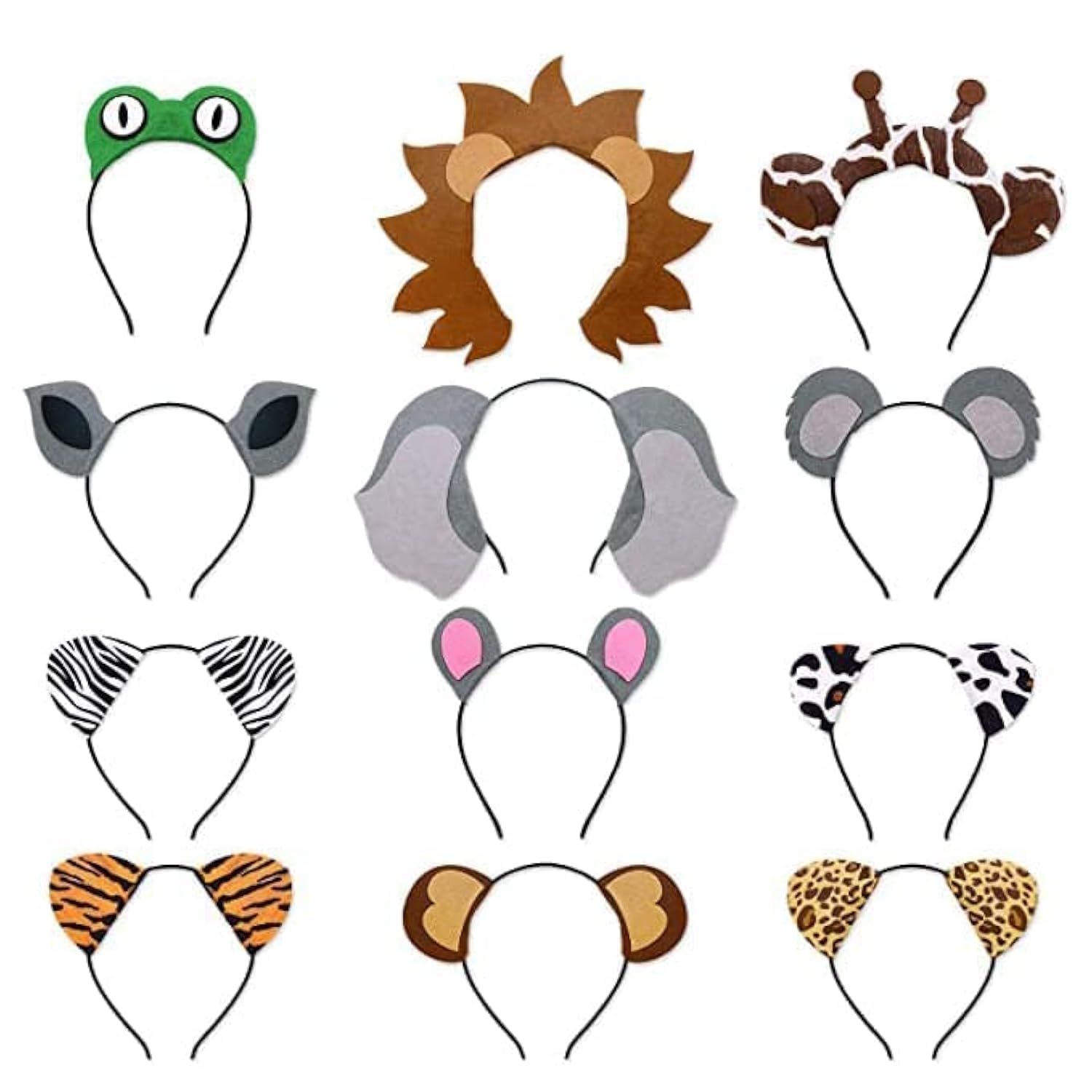 CiyvoLyeen jungle headband hippo—fun photo booth prop for kids and adults.