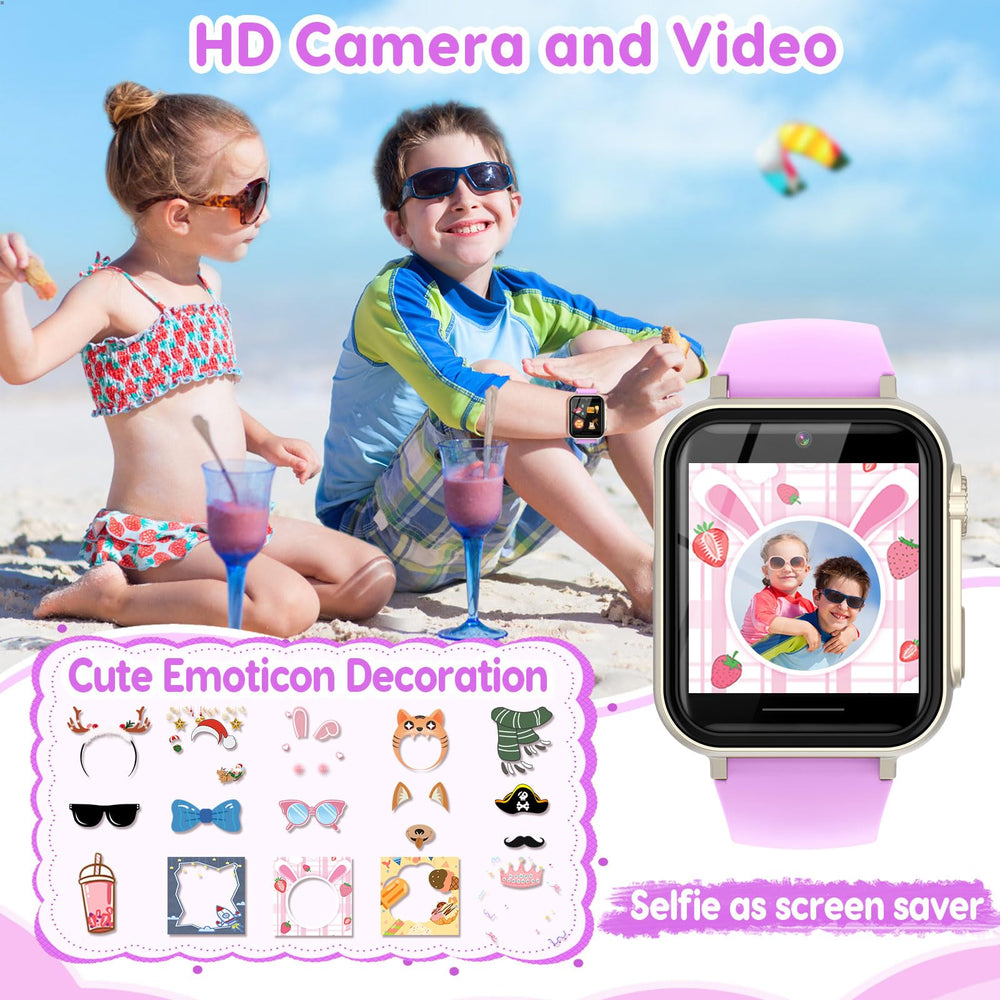 CJC kids watch features a 1.54 inch HD touch screen for clear visuals