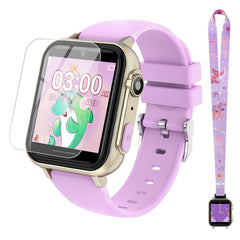 CJC smart watch for kids with screen protector safeguards the display