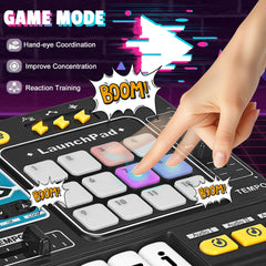CL FUN DJ Mixer for Kids built-in microphone for interactive storytelling.