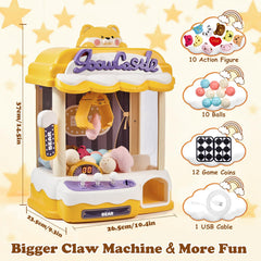 CL FUN Large Claw Machine in action, kids enjoy interactive play and challenge.