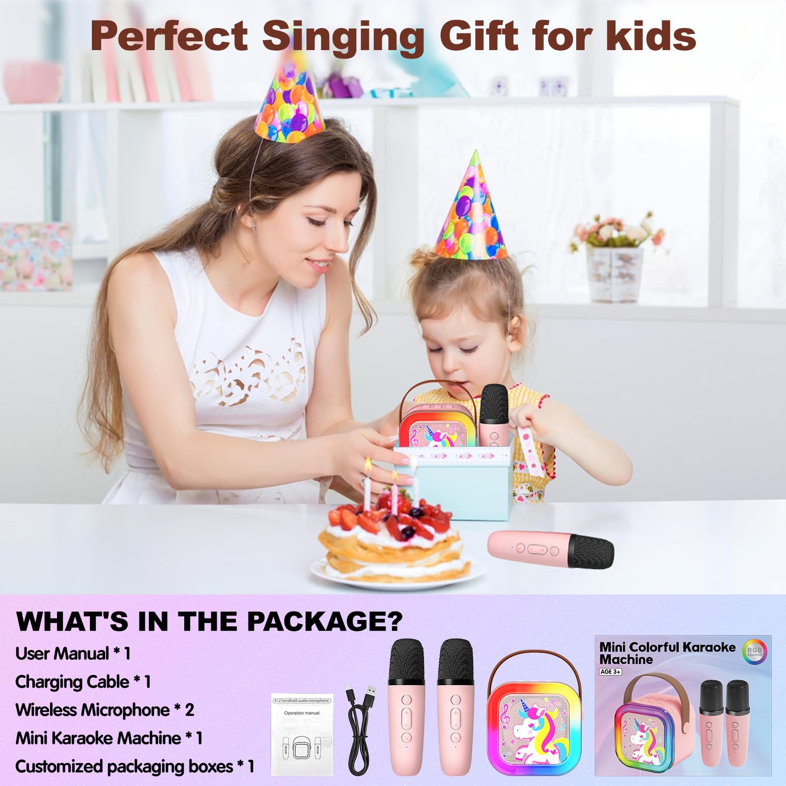 CL FUN compact kit fits small hands for easy singing.