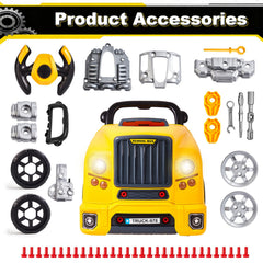 CL FUN truck engine toy LED headlights and sounds enhance immersion