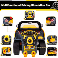 CL FUN truck engine toy removing engine parts for hands-on exploration