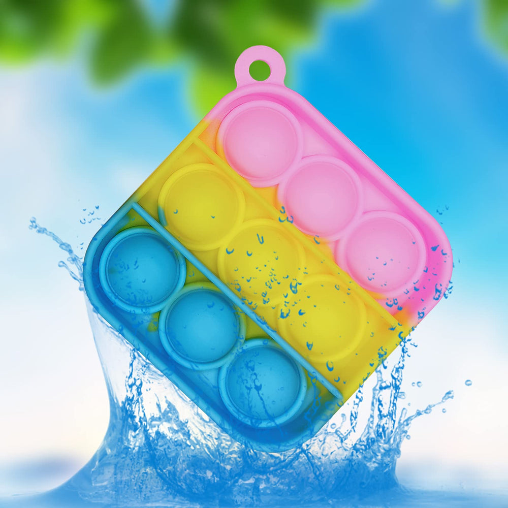 Clanam mini pop bubble square easy-clean silicone for quick sanitizing.