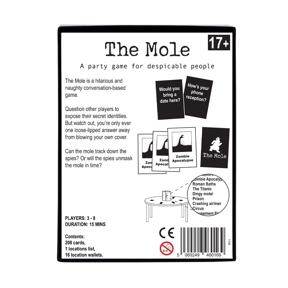 Clarendon Games The Mole instructions manual for fast beginner play