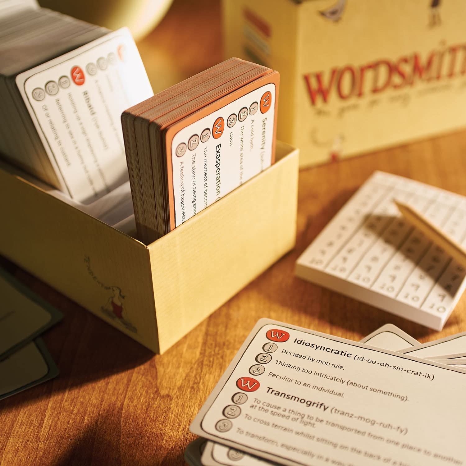 Clarendon Games Wordsmithery family-friendly game ideal for 2+ players and shared fun
