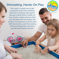 Classic Sand and Play dry-use sand for quick, mess-free stacking