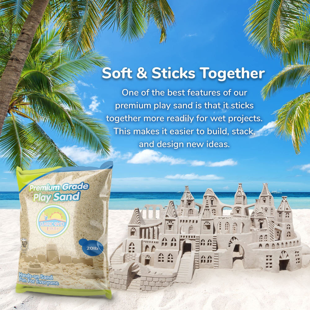 Classic Sand and Play sensory table play supports tactile learning