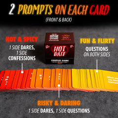 Closeup of Classy Girl Hot Date dares highlighting flirtatious challenges.