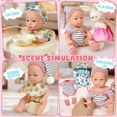 Cleboen swaddle blanket and diaper create cozy bedtime and daytime routines.