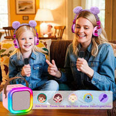 Cleboen kids Bluetooth speaker with lights and sound modes for play