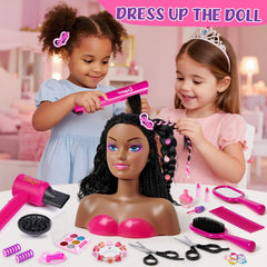 Cleboen realistic hairdryer accessory adds authentic styling play experience.