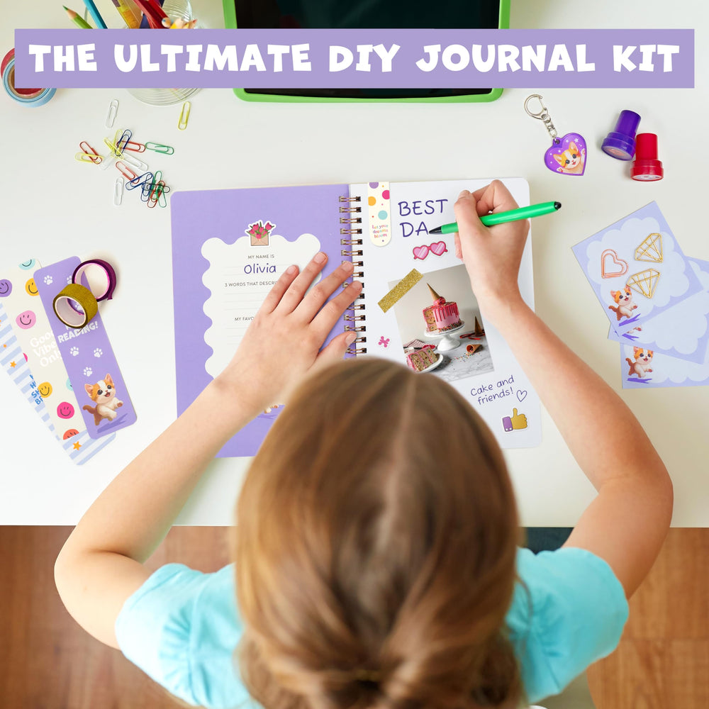 Clever Fox DIY Journal Kit—sturdy stationery pouch for easy on-the-go crafting