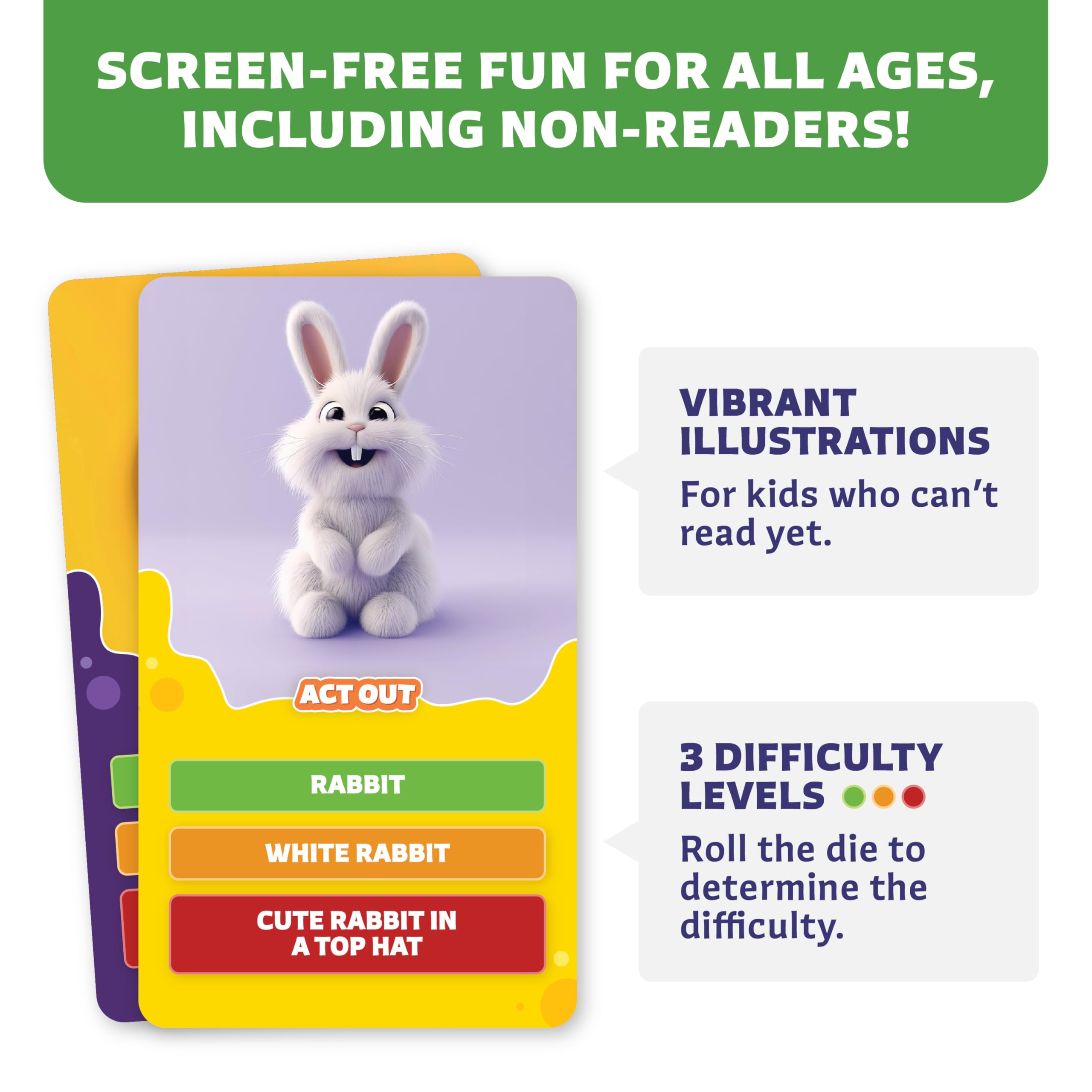 Travel edition of Clever Fox Play Epic Charades fits in a bag for on the go
