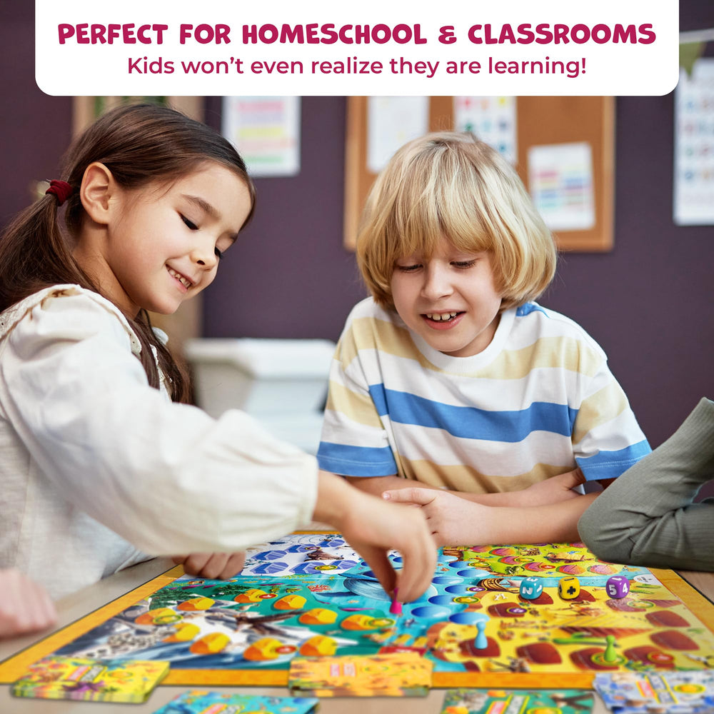 Clever Fox Play Number Hunter supports family game night with collaborative math practice.