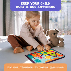 Clever Fox Play soft felt textures ensure safe, durable play.