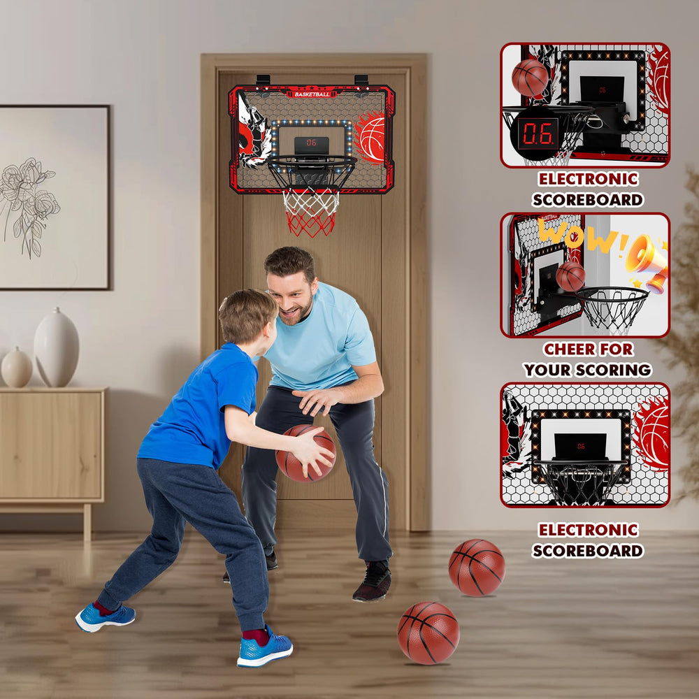 CL FUN shatterproof backboard withstands energetic family games