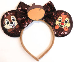 CLGIFT Minnie Ears Brown design ideal for park selfies and themed cosplay adventures.