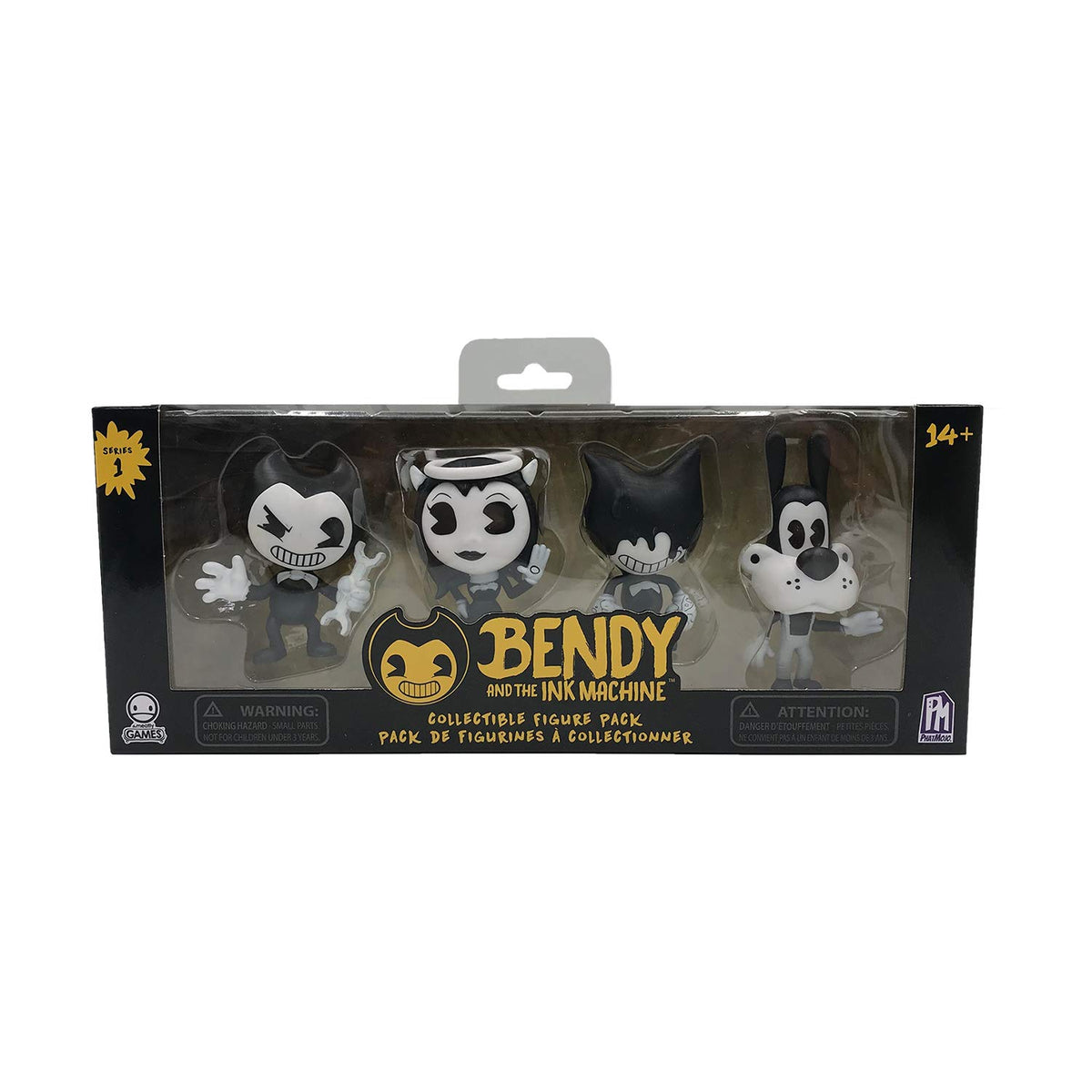 Click Bendy 2.5-inch collectible figure on shelf for avid fans.